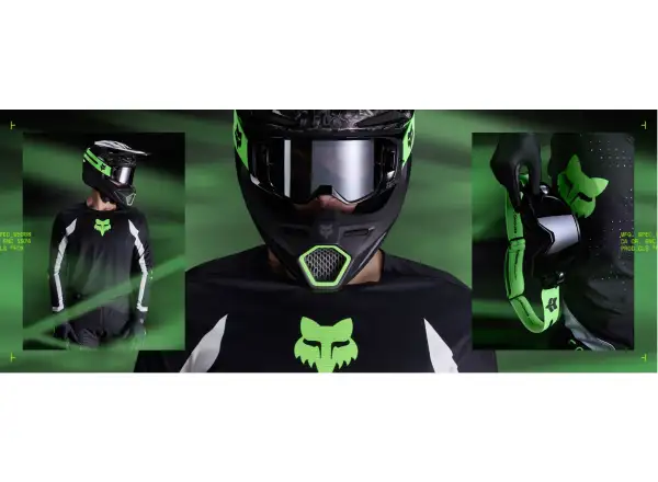 Fox Flexair 50 Jahr Handschuhe Schwarz
