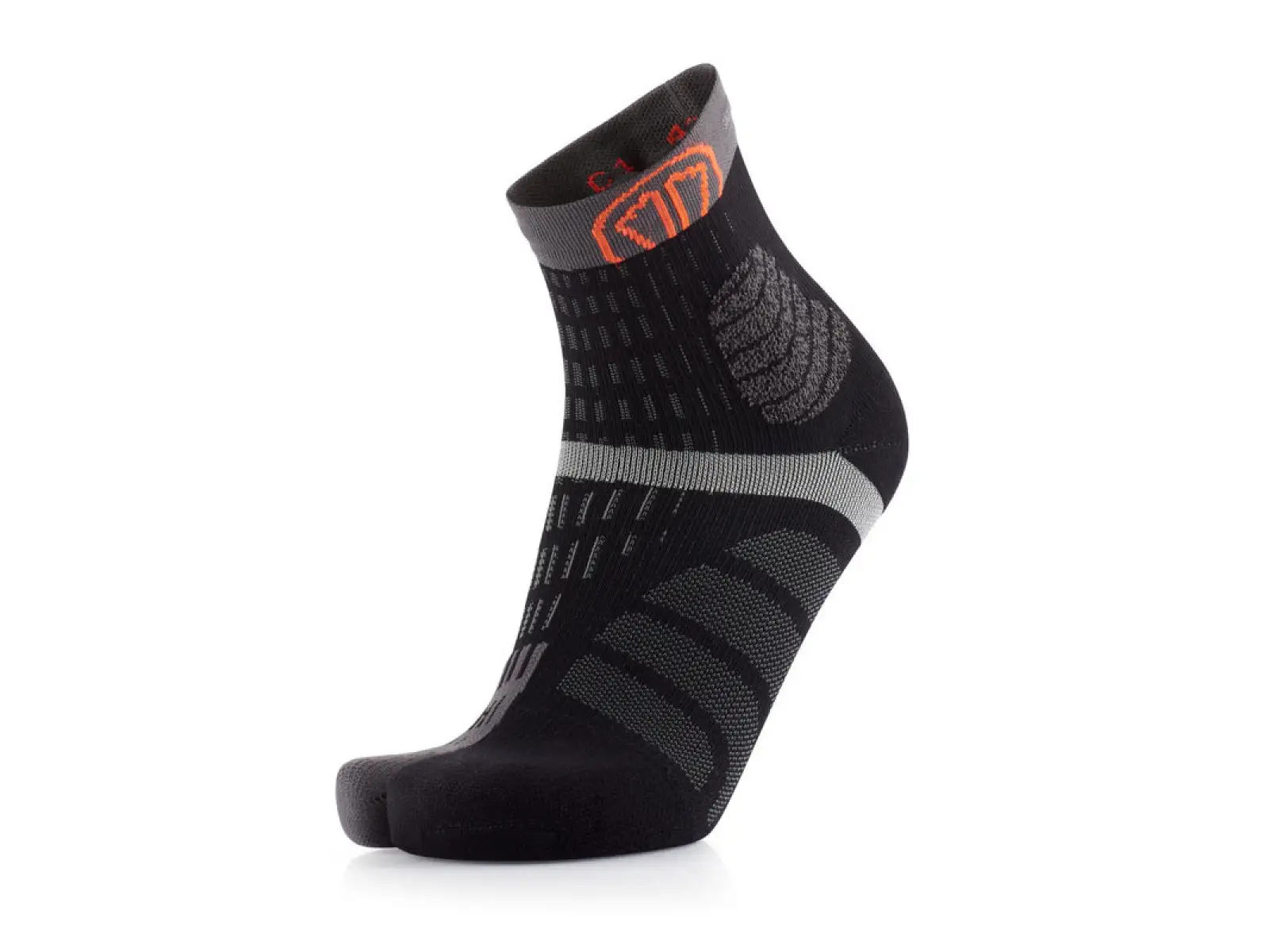 Sidas T-Free Trail Laufsocken Schwarz/Grau
