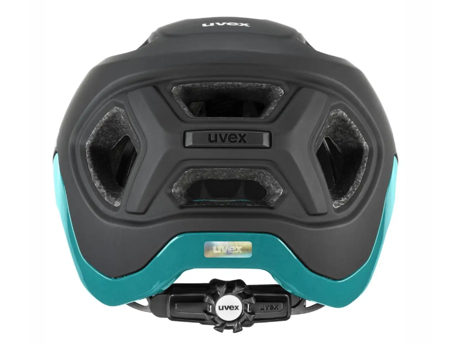 Uvex React MTB Helm Black/Teal Matt