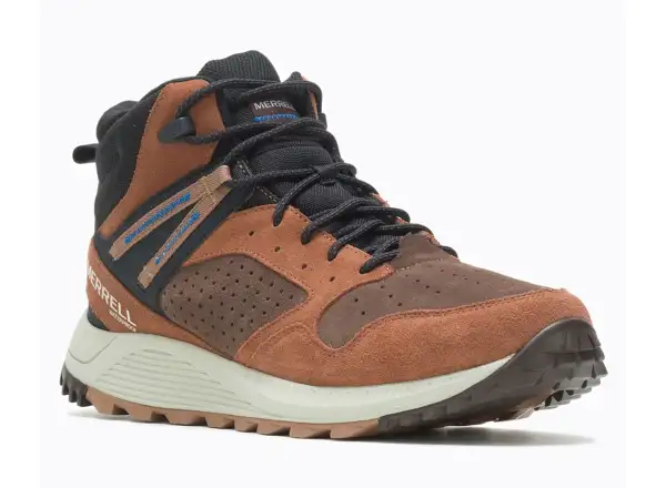 Merrell Wildwood Sneaker Boot MID WP Herren-Wanderstiefel Brackenfarbe