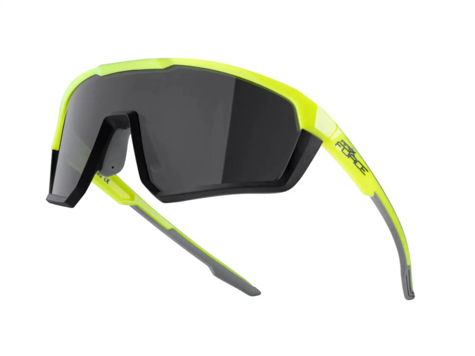 Force Apex Brille in fluo-schwarz/schwarzer Linse