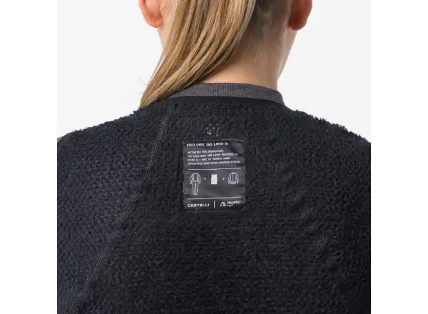 Castelli Gold Days Damen-Mittelschicht ärmellos Black