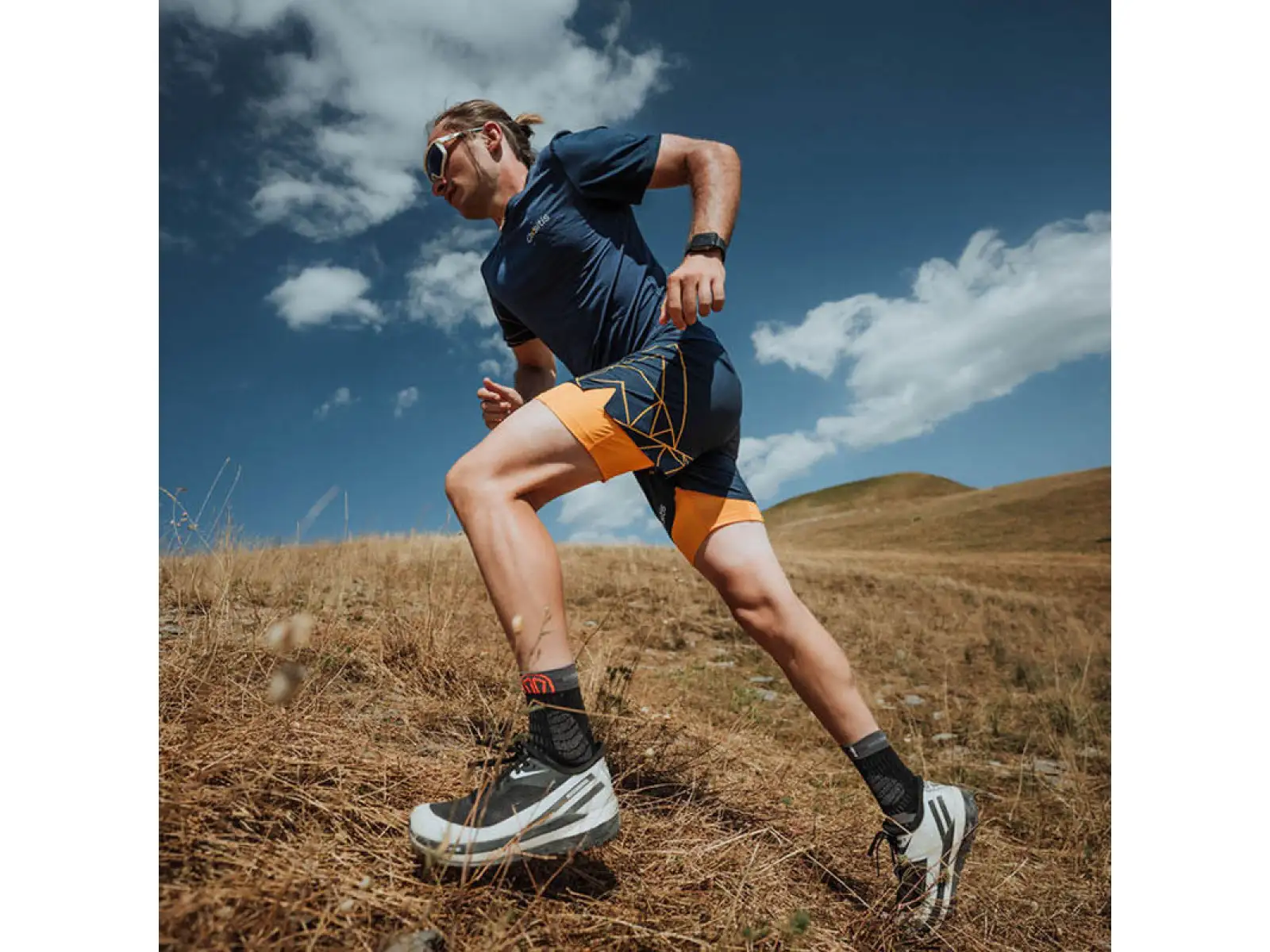 Sidas T-Free Trail Laufsocken Schwarz/Grau