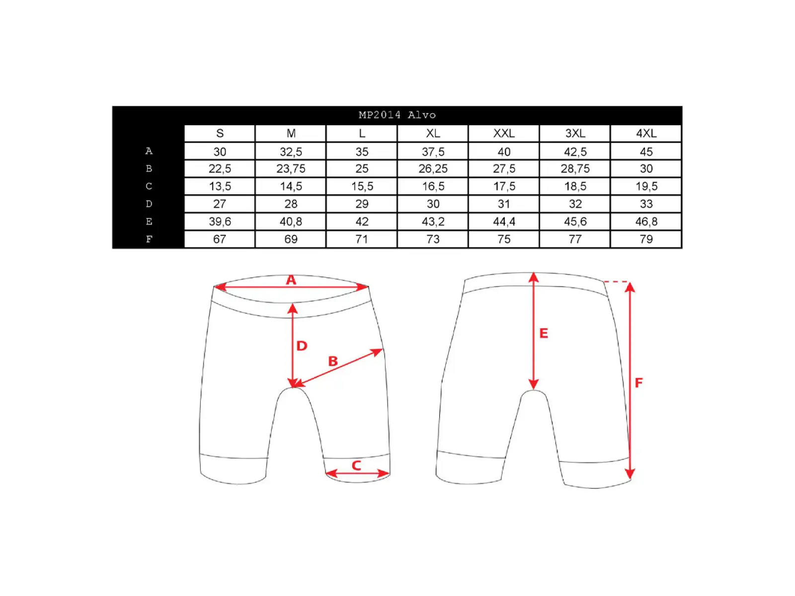 Silvini Alvo Herren 3/4 Hose mit Einsatz Schwarz