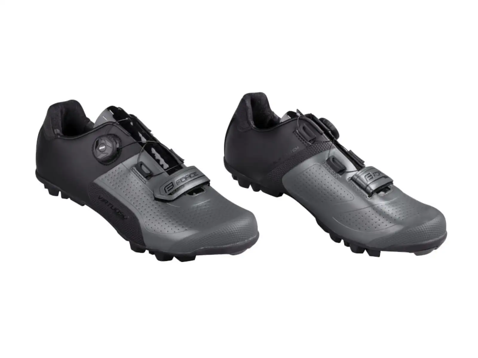 Force Virtuoso Gravel Herren-Radschuhe schwarz/titanán