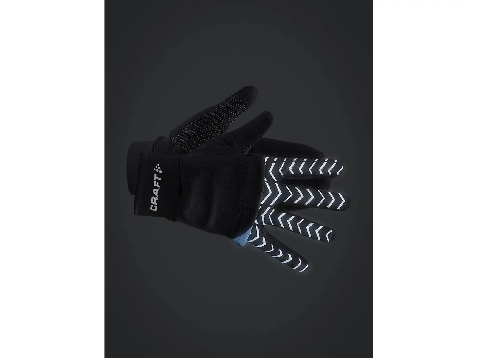 Craft ADV Lumen Hybrid Laufhandschuhe schwarz