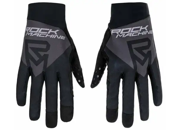 Rock Machine Race Handschuhe Schwarz/Grau