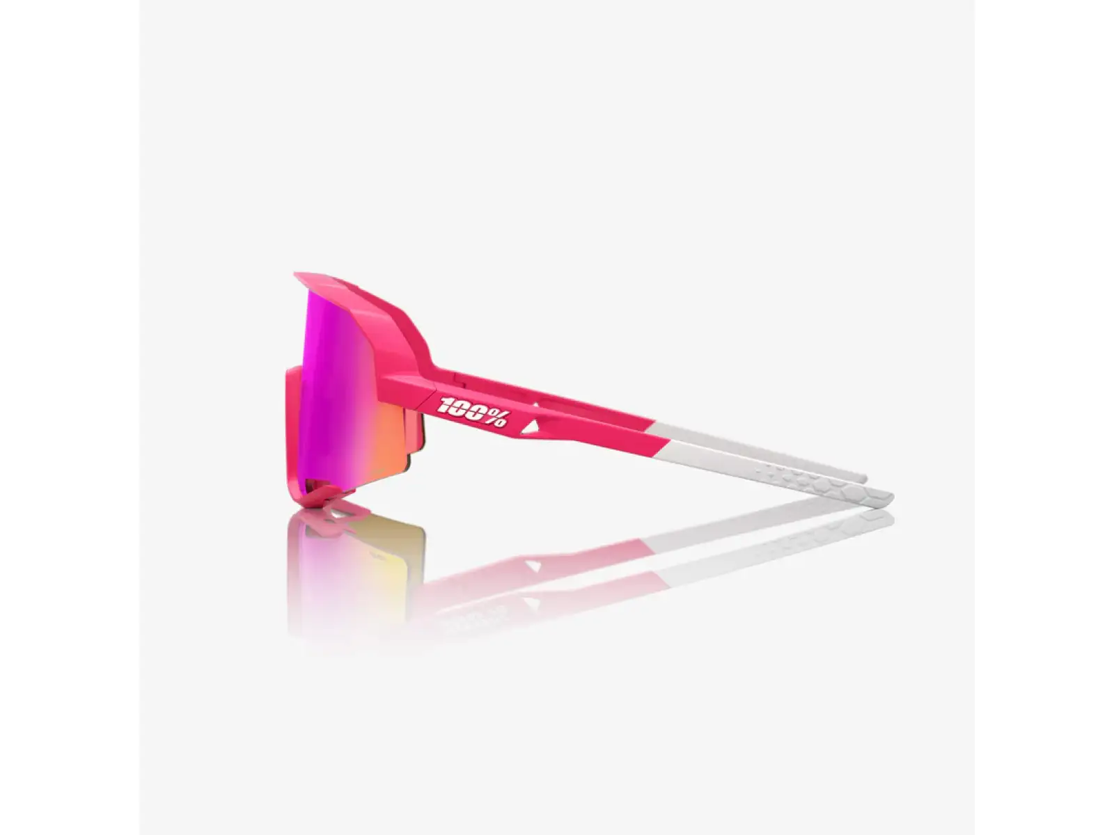 100% Slendale Sonnenbrille Pitaya/HiPER Vital Pink Mirror