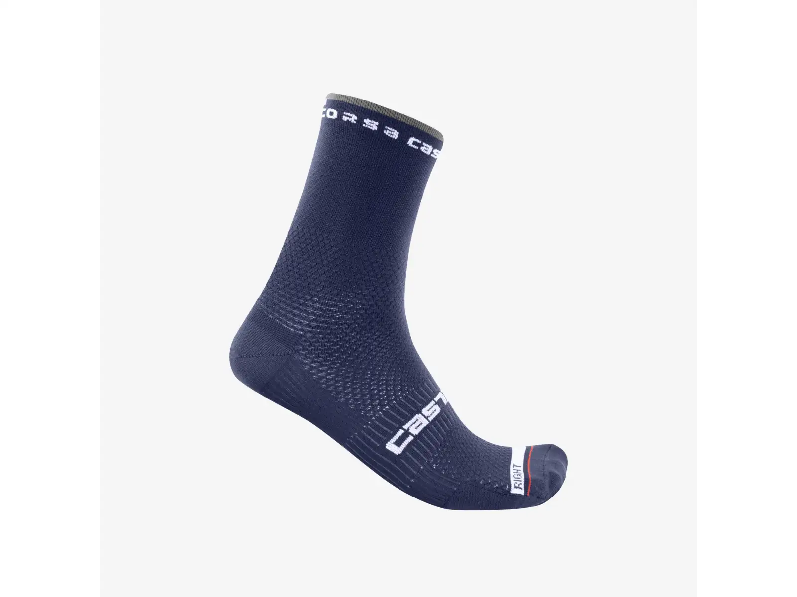 Castelli Rosso Corsa Pro 15 Socken Belgisch Blau.