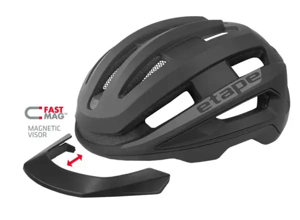 Etape Take Off Helm schwarz matt