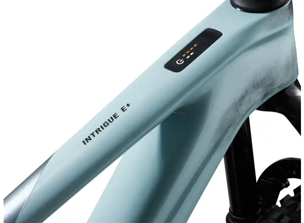 Liv Intrigue X Advanced E+ Elite 2 vollgefedertes Elektrofahrrad Soap Suds/Aged Denim