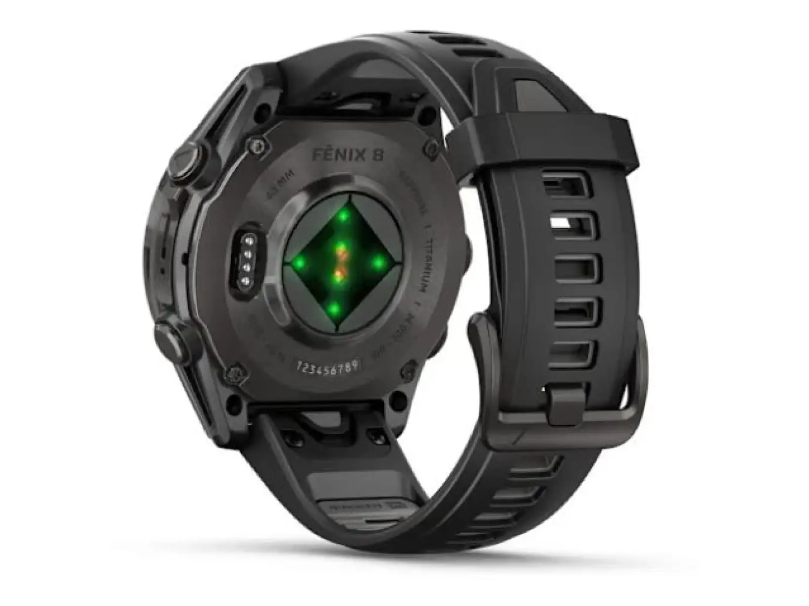 Garmin fenix 8 - 43 mm AMOLED Sapphire Smartwatches Carbon titanium Black/Pebble grey