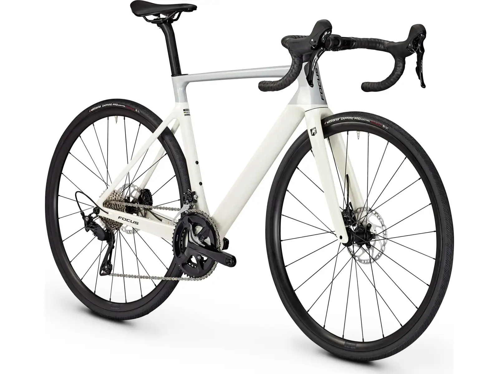 Focus Izalco MAX 8.7 DI Rennrad Silber glänzend/Weiß Metallic glänzend