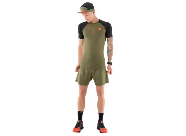 Dynafit Ultra S-Tech Herren T-Shirt mit kurzen Ärmeln in Winter Moss