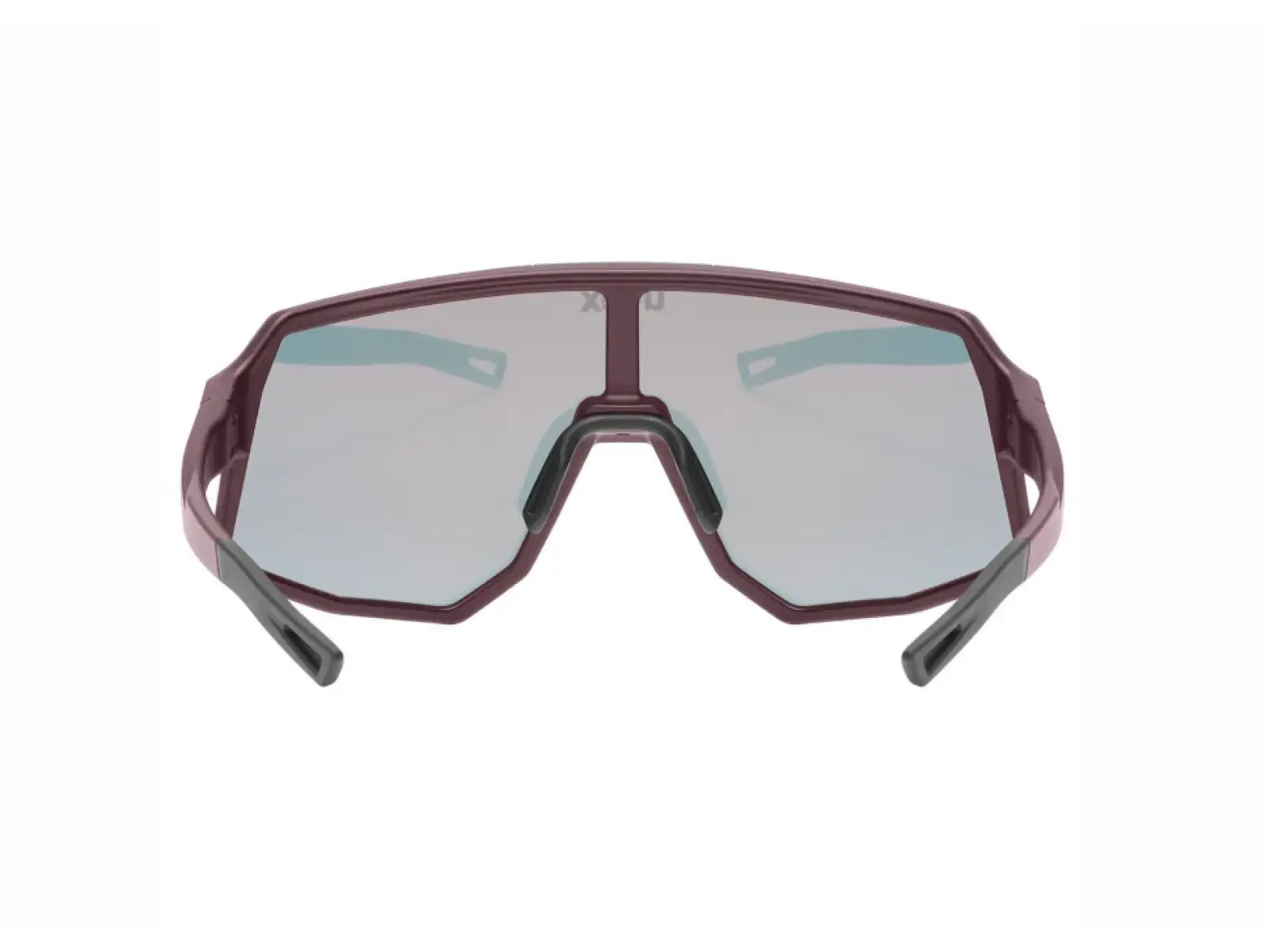 Uvex Sequenze CV Fahrradbrille Burgundy matt/Mirror Red