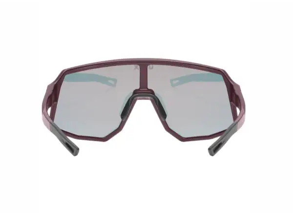 Uvex Sequenze CV Fahrradbrille Burgundy matt/Mirror Red