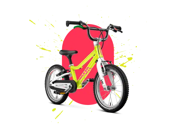 Woom GO 2 Kinderfahrrad neon lime