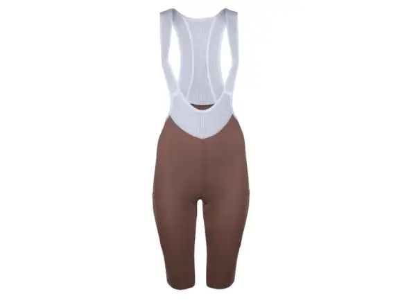Force Mono Lady Damen Radhose mit Polster und Trägern braun