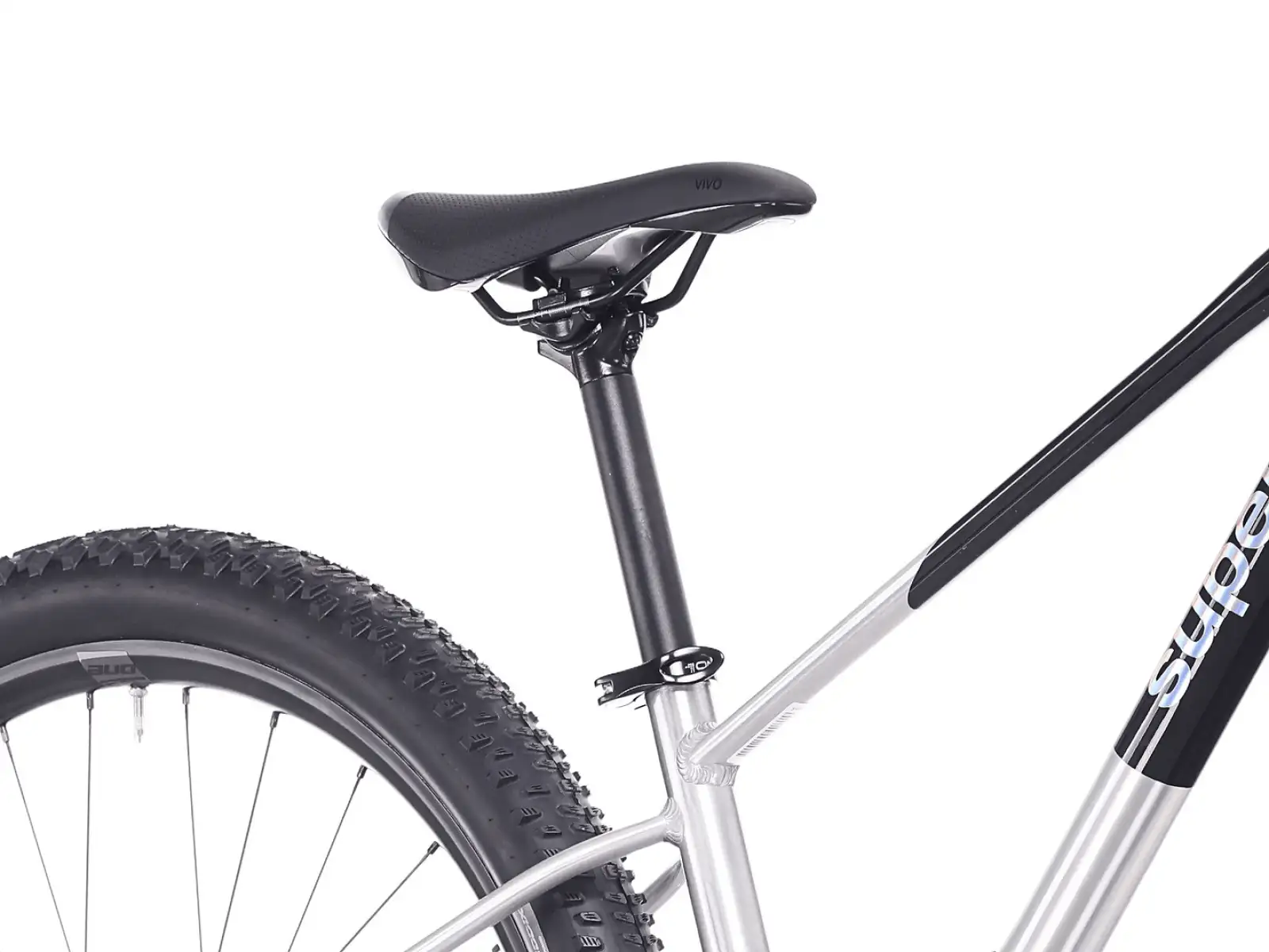 Superior TEAM 27.3 Kinderfahrrad Gloss Brushed Alu / Rainbow Black