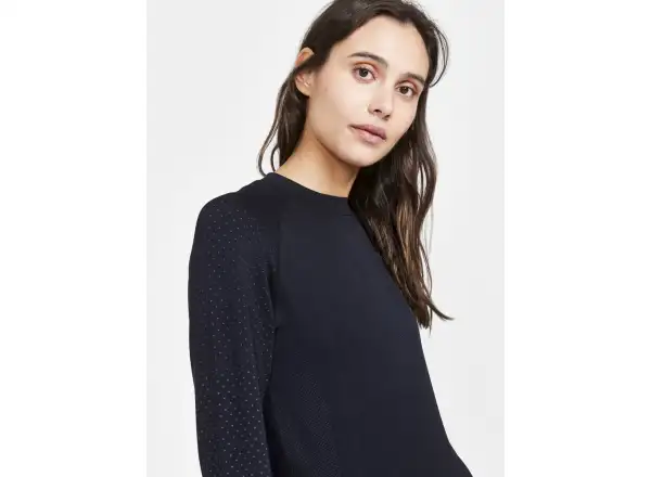 Craft ADV Warm Intensity Damen Langarmshirt Schwarz.