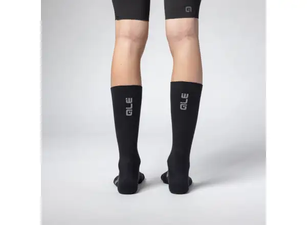 ALÉ Thermo 2.0 Winter-Radsocken schwarz