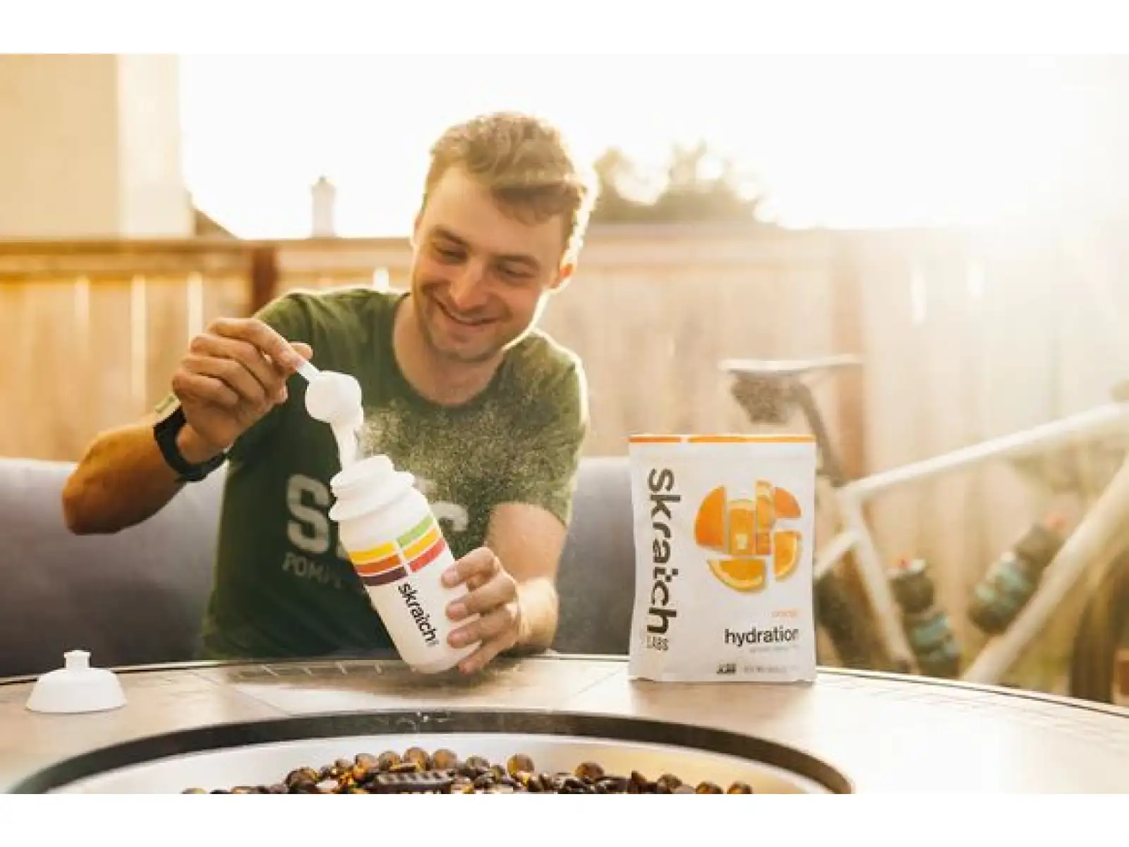 Skratch Labs Hydration Sport Drink Mix Ionisches Getränk 440 g Orange