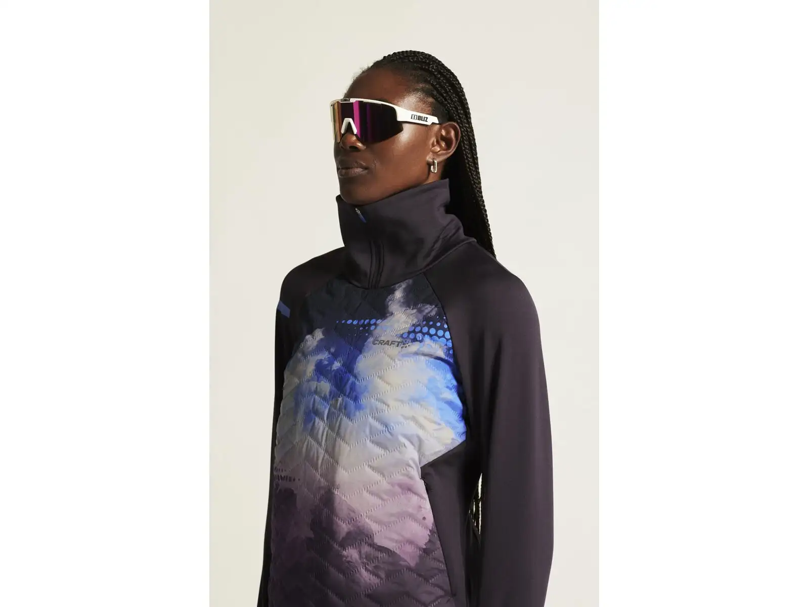 Craft ADV SubZ Sweater Damen Laufjacke lila
