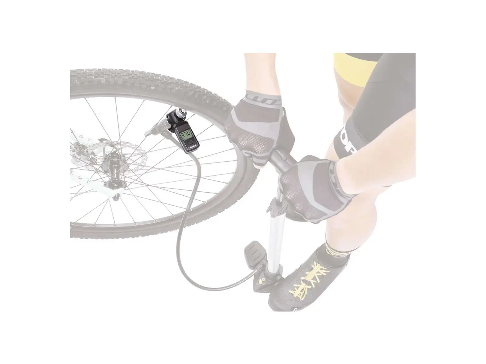 Topeak Shuttle Gauge Digital Pumpenkopf