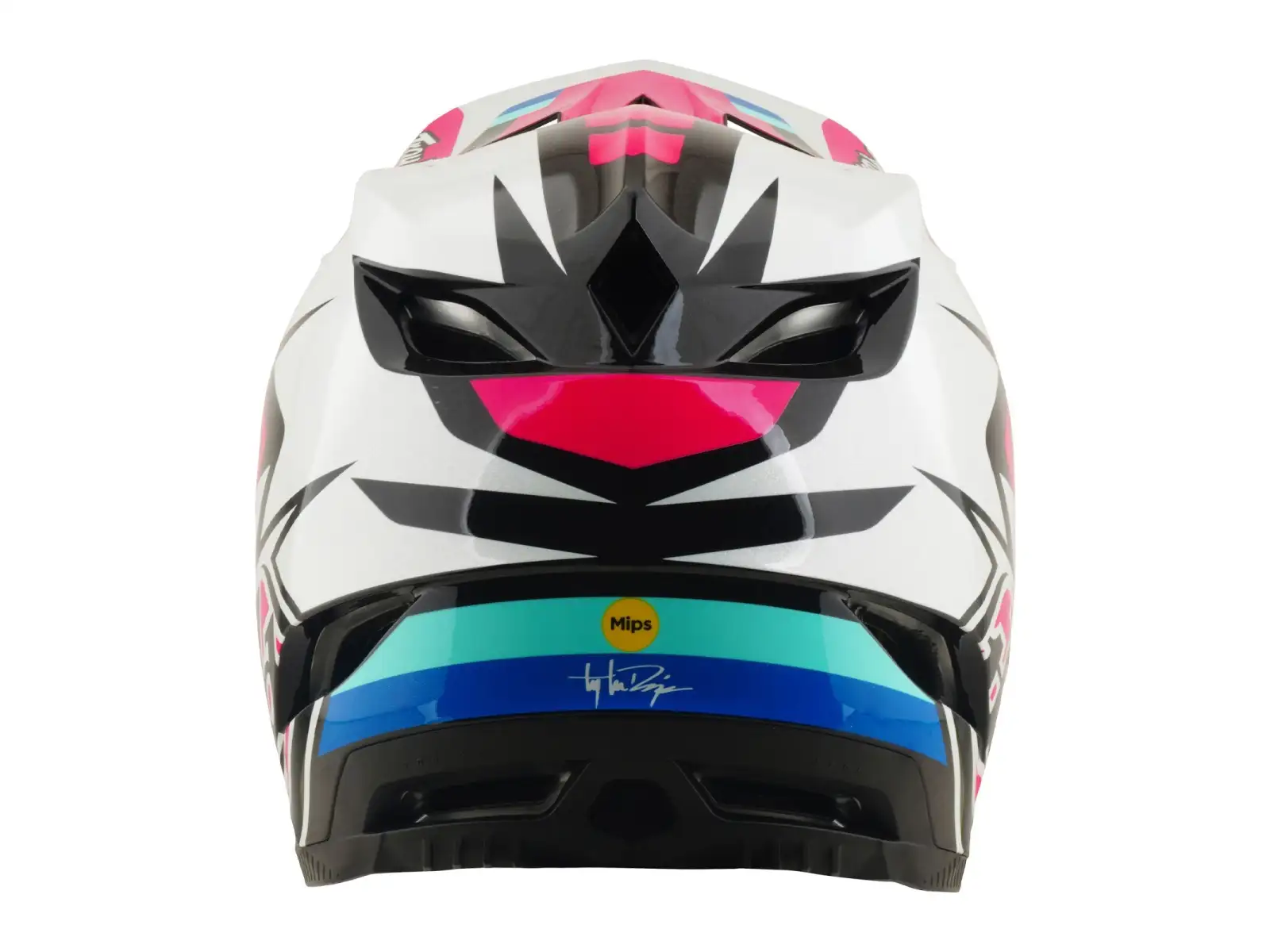Troy Lee Designs D4 Polyacrylite MIPS Helm Roamer Magenta