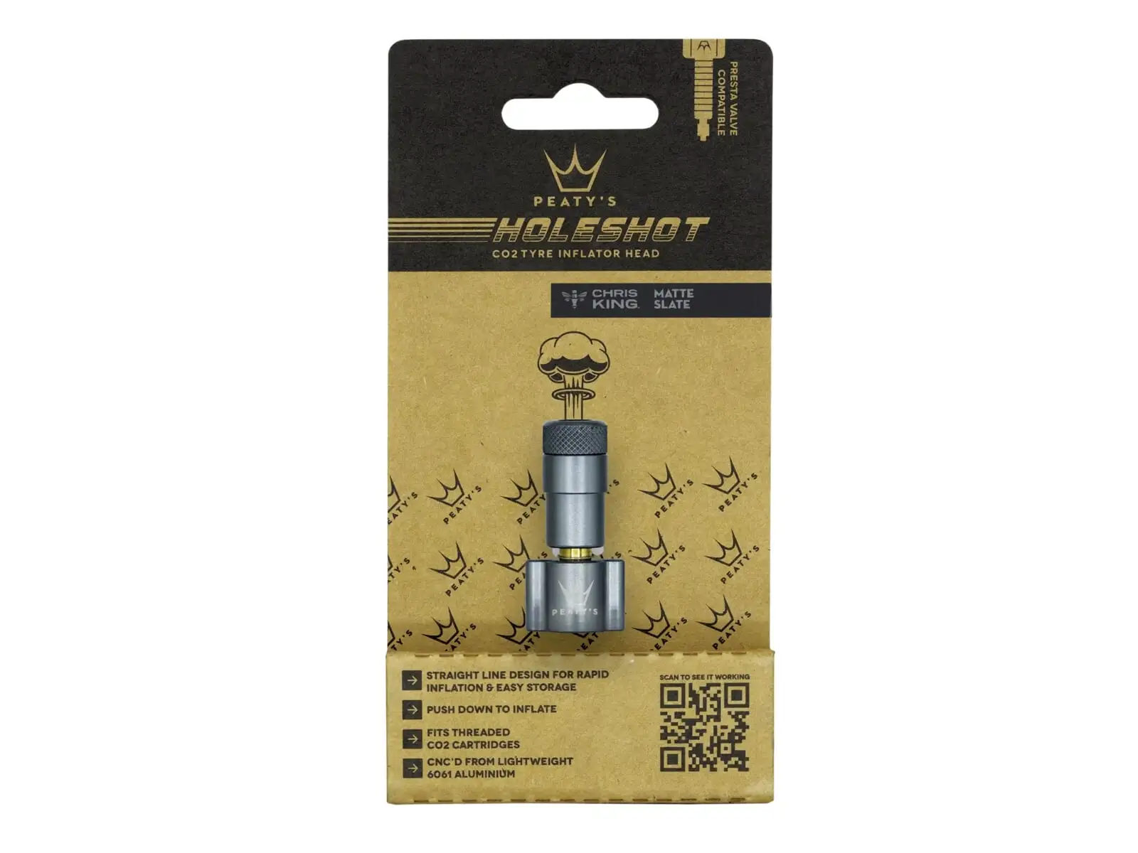 Peatys Holeshot CO2 Pump Head Schiefer