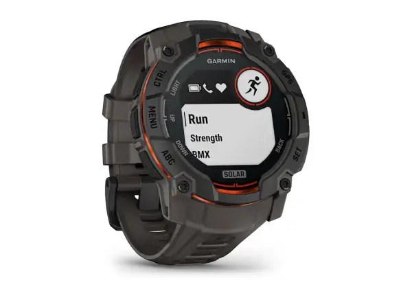 Garmin Instinct 3 Solar 50 mm Smartwatch Black/Charcoal Armband