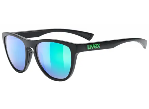 Uvex ESNTL Spirit Brille Black Matt/Mirror Green