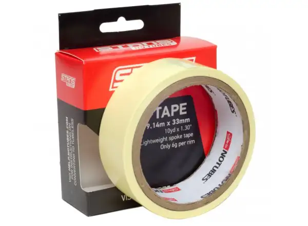 No Tubes Felgenband 9,14 m x 33 mm gelb