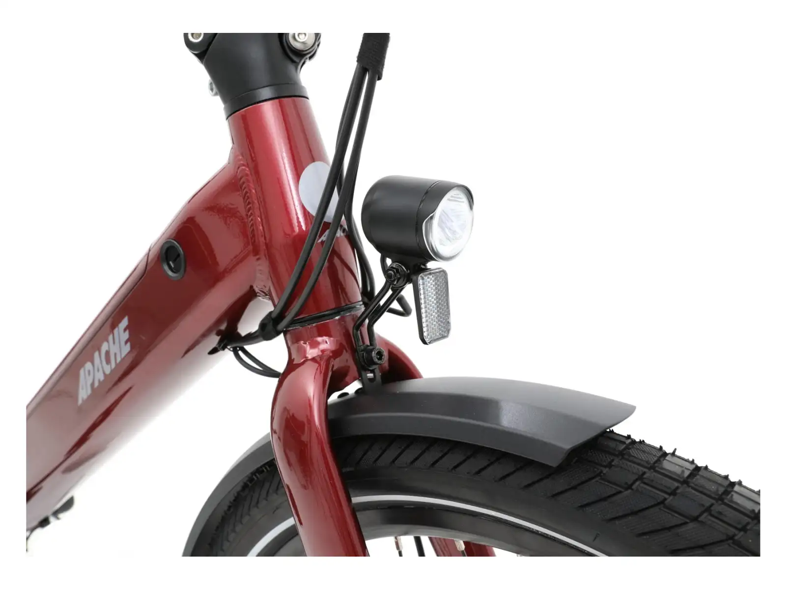 Apache Tanka 24 RX faltbares E-Bike 363 Wh S/M bordeauxfarben