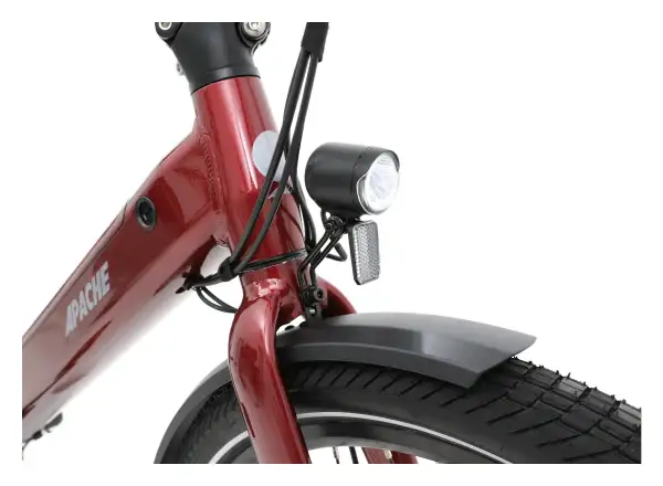 Apache Tanka 24 RX faltbares E-Bike 363 Wh S/M bordeauxfarben