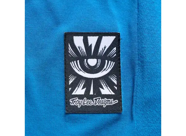 Troy Lee Designs Youth Skyline Ride Kindertrikot Kurzarm One Eye Aero Blue