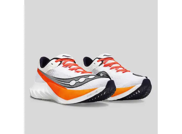 Saucony Endorphin Pro 4 Herren-Laufschuhe Weiß/Schwarz