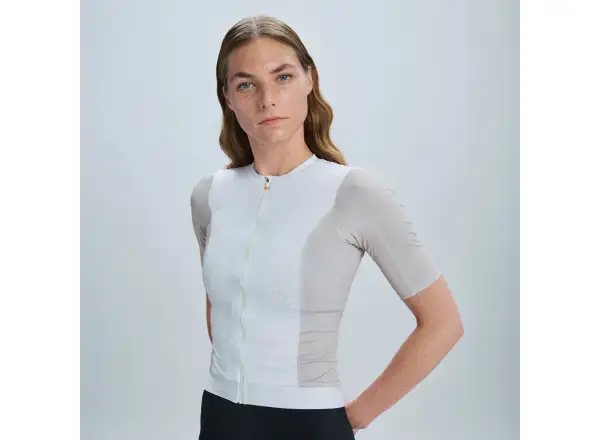 POC Cadence Damen-Trikot Kurzarm Okenite Off-White