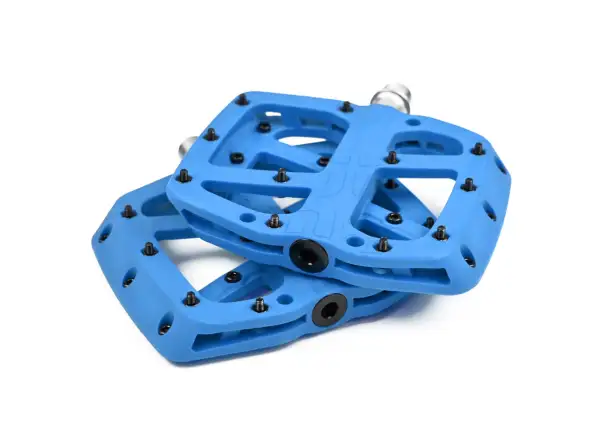 E-13 Base Plattformpedale Blau