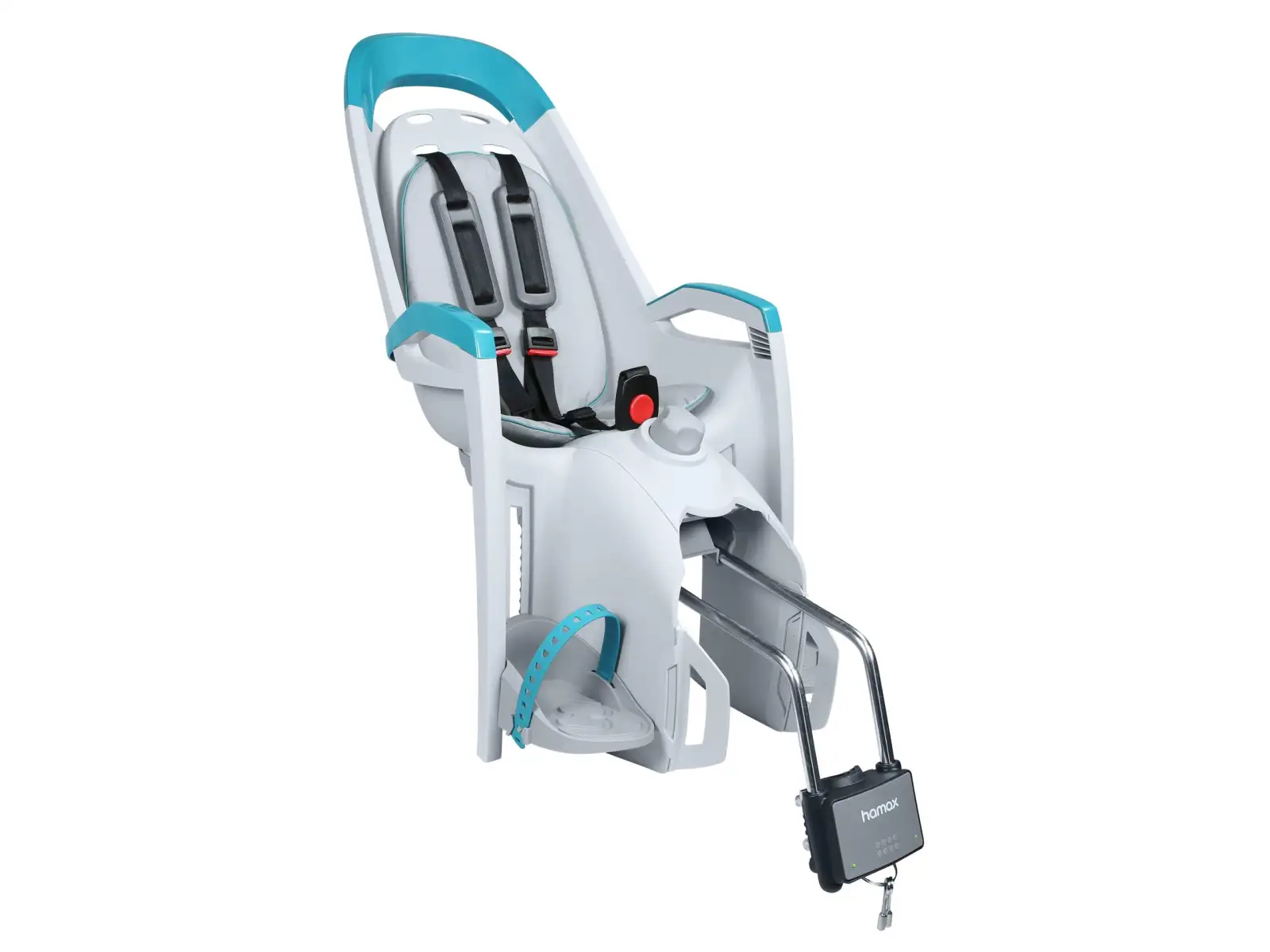 Hamax Amaze Kinderfahrradsitz blau/grau