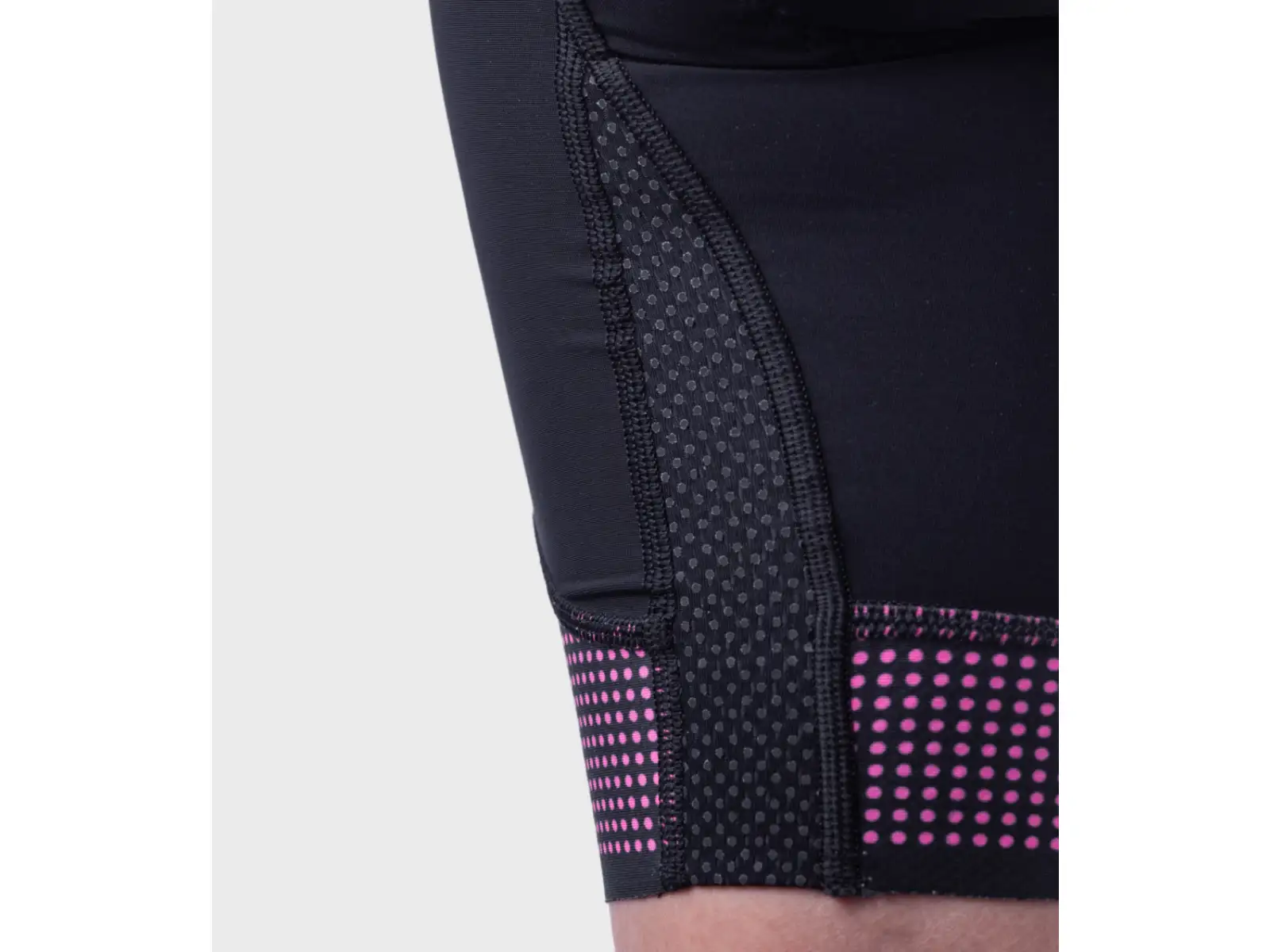 Alé PR-S Master 2.0 Damen Shorts mit Latz und Polsterung Black/Fluo Pink