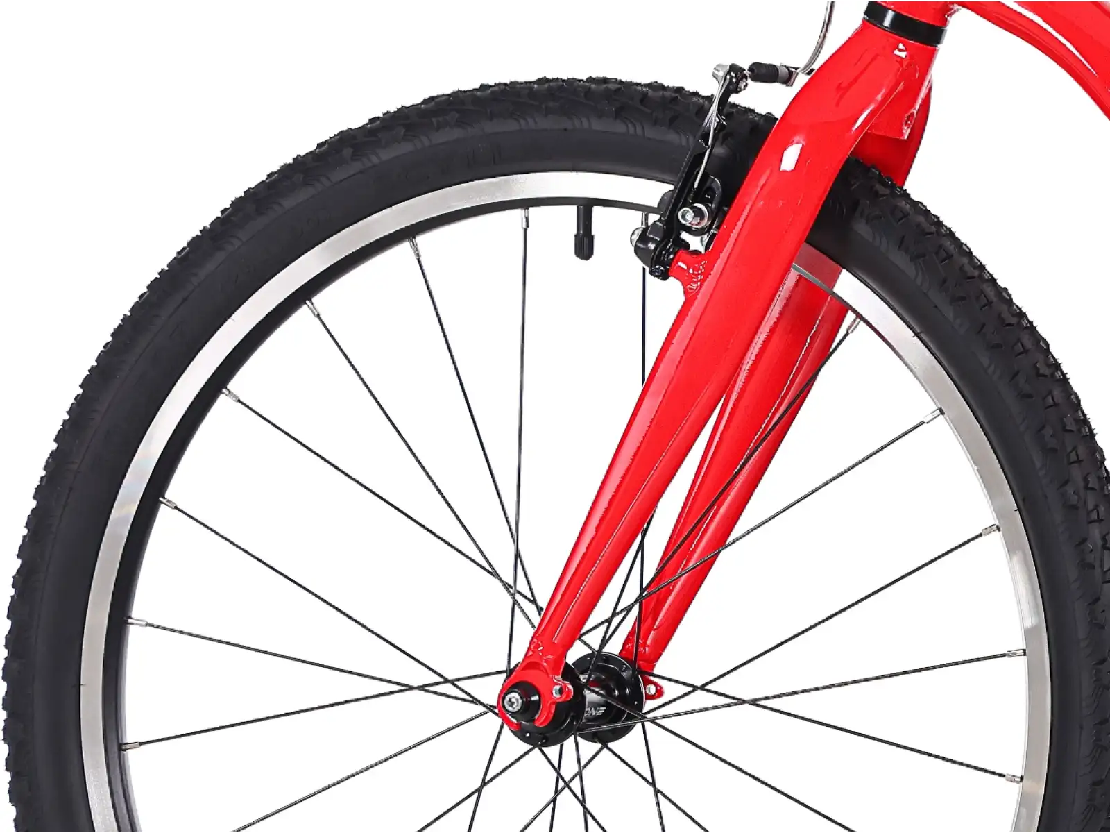 Rock Machine RIFF Jr 24 Kinderfahrrad Gloss Fire Red