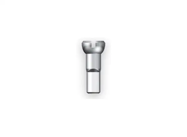 Sapim Polyax Messingnippel 14 mm Silber