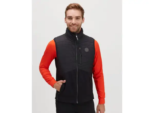 Silvini Grotte Herren gefütterte Weste black/cloud