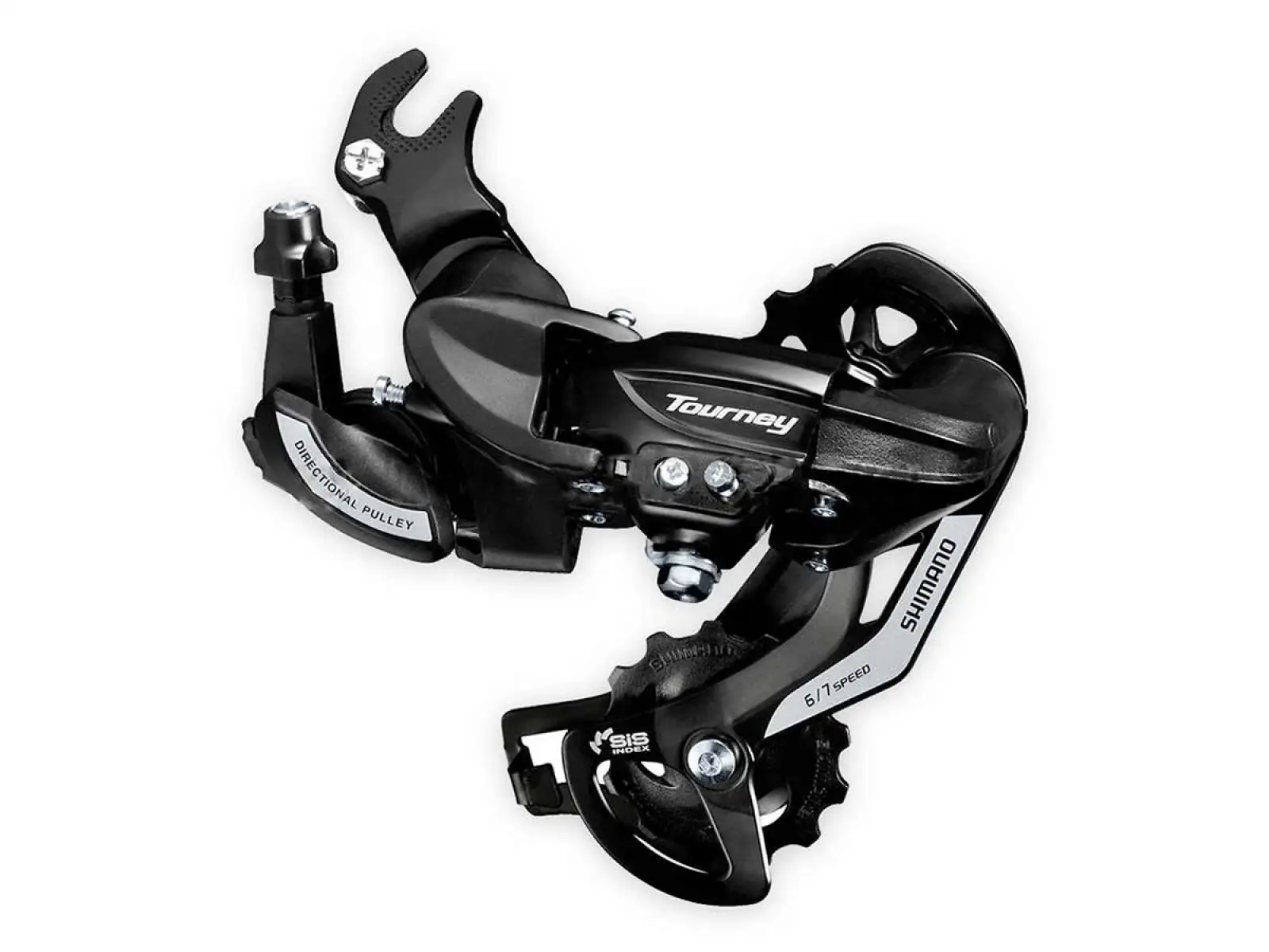 Shimano Tourney RD-TY50-B 6-/7-fach Schaltwerk mit Haken Schwarz