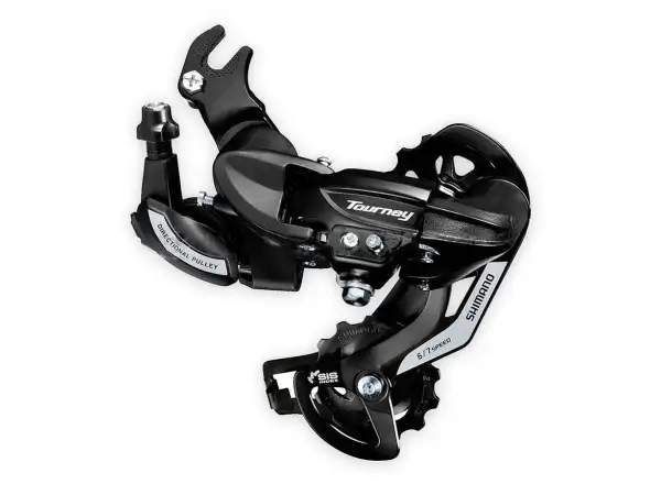 Shimano Tourney RD-TY50-B 6-/7-fach Schaltwerk mit Haken Schwarz