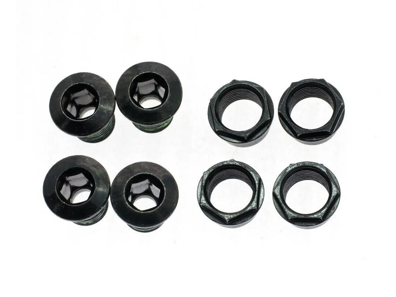 Sram Kettenblattschrauben-Set Long - Schrauben für Kettenblätter 104BCD aus Stahl/Schwarz