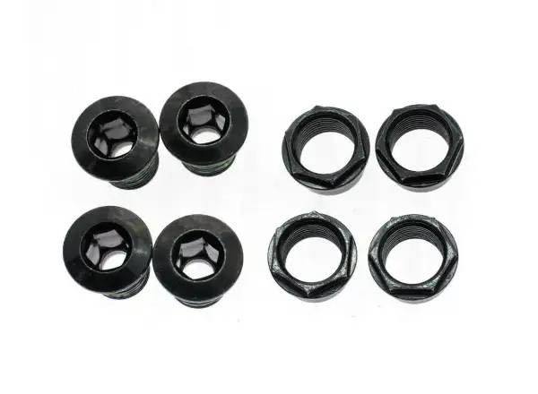 Sram Kettenblattschrauben-Set Long - Schrauben für Kettenblätter 104BCD aus Stahl/Schwarz