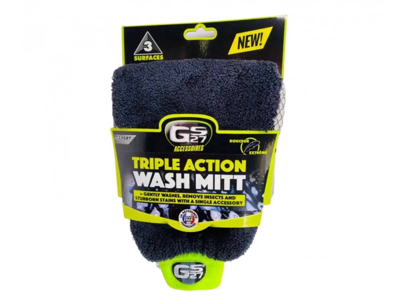 GS27 Triple Action Wash Mitt Waschhandschuh