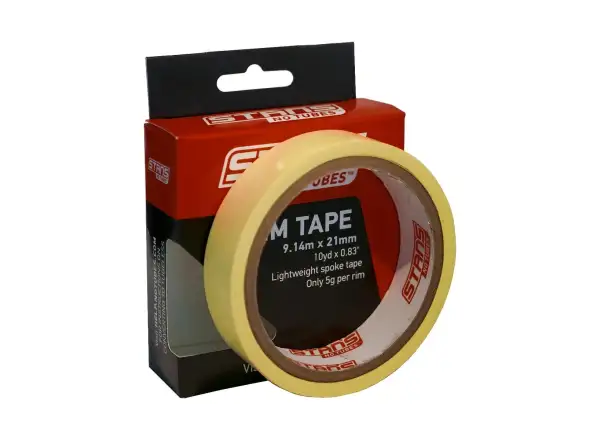 No Tubes Felgenband 9,14 m x 21 mm gelb